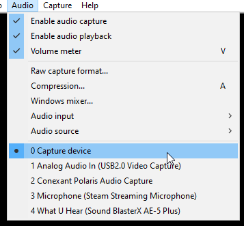 Audio Device Settings
