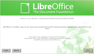 LibreOffice 4.0