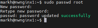 Set User password